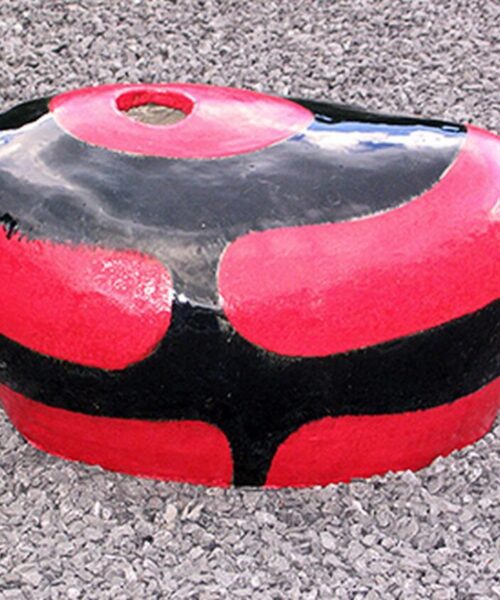 Geen titel’, keramiek/glazuur, 50 cm hoog